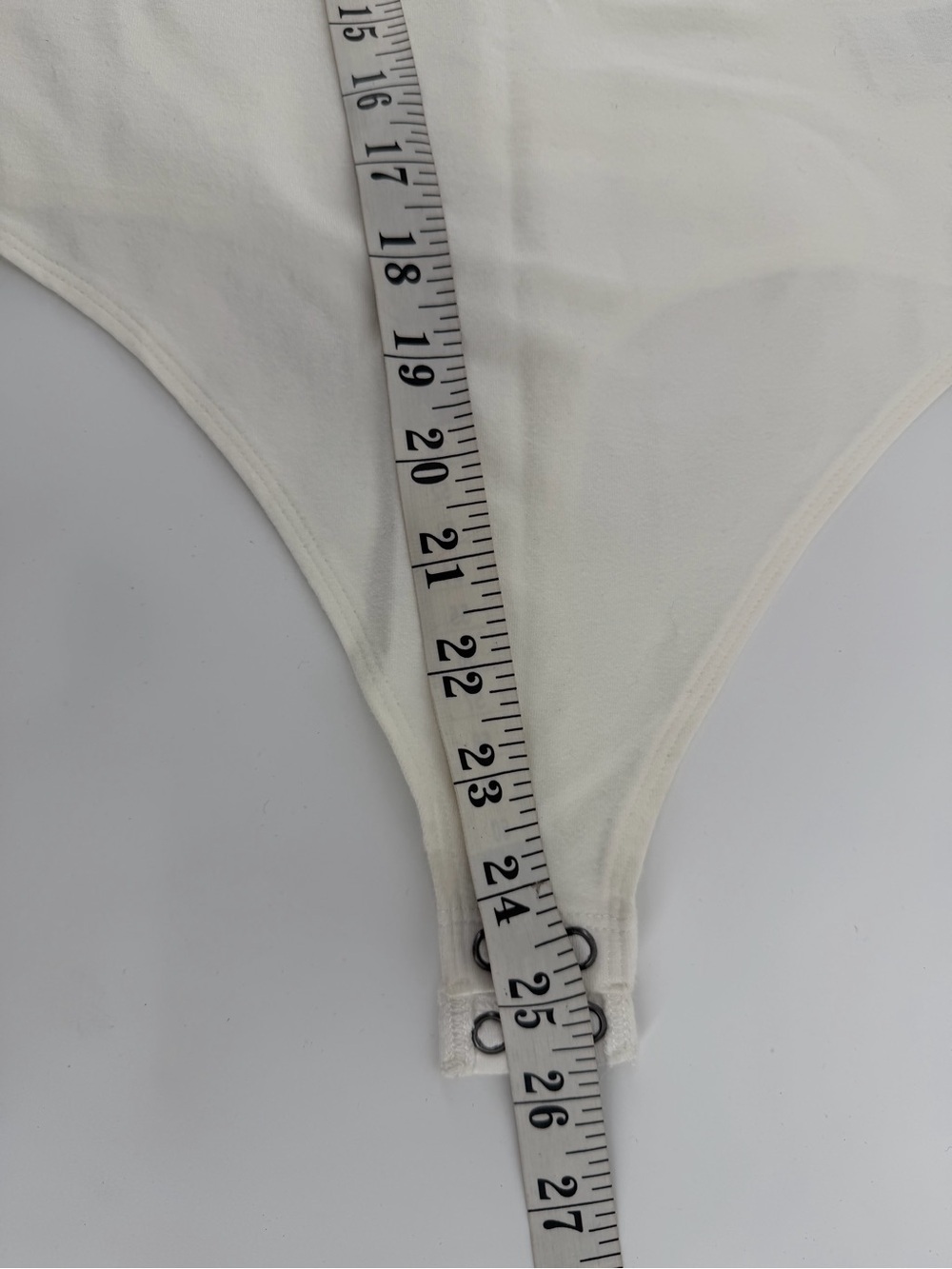 American Eagle White Sleeveless Cotton Bodysuit Size Small Basic Layering - Picture 3 of 6